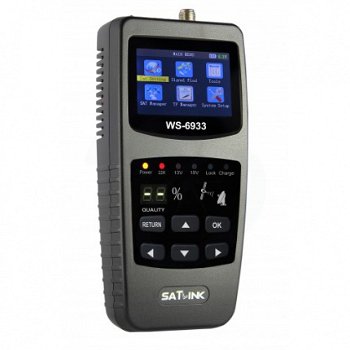 Satlink Satmeter WS-6933 HD met Full Color Display - 2