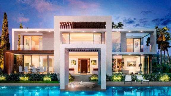 Moderne luxe zeezicht villa`s in golfresort Marbella - 1