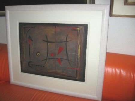 Jaap van Veen 1915-2009 - abstracte compositie '78 - 1