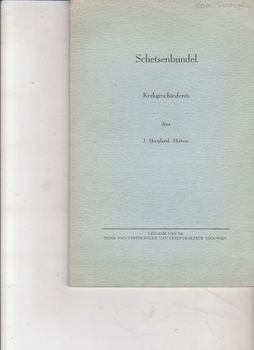 Schetsenbundel kerkgeschiedenis door J. Hoogland - 1