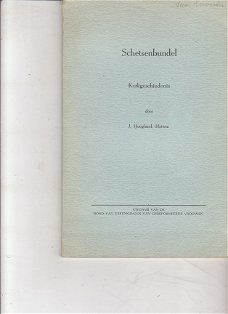 Schetsenbundel kerkgeschiedenis door J. Hoogland