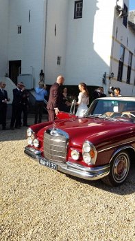 fraaie trouw auto huren: Mercedes 220seb coupe 1962 oldtimer - 6