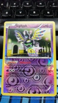 Sigilyph holo 52/124 (reverse foil) BW Dragons Exalted - 1