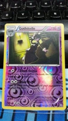 Gothitelle  57/124 Rare (reverse foil) BW Dragons Exalted