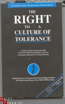 The Right to a Culture of Tolerance - 1