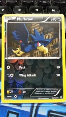 Murkrow  72/124 (reverse foil) BW Dragons Exalted