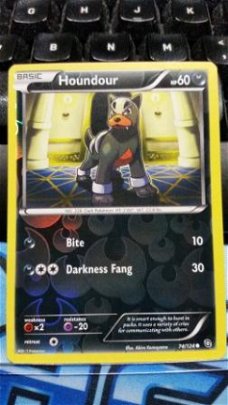 Houndour  74/124 (reverse foil) BW Dragons Exalted