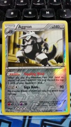 Aggron holo 80/124 (reverse foil) BW Dragons Exalted