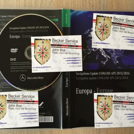 Mercedes navigatie Audio 50 APS CDs Comand DVD 2015-2016 - Afbeelding 2