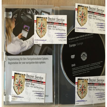 Mercedes navigatie Audio 50 APS CDs Comand DVD 2015-2016 - Afbeelding 4
