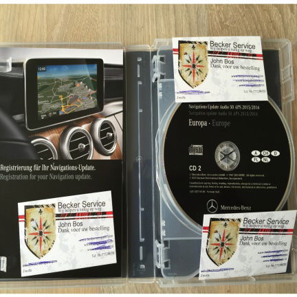 Mercedes navigatie Audio 50 APS CDs Comand DVD 2015-2016 - Afbeelding 5