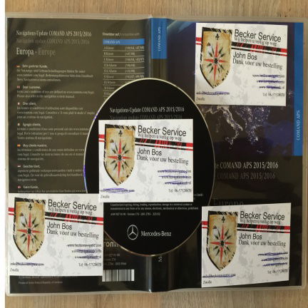 Mercedes navigatie Audio 50 APS CDs Comand DVD 2015-2016 - Afbeelding 7