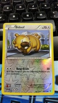 Bidoof 106/124 (reverse foil) BW Dragons Exalted - 1