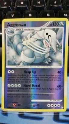 Aggron holo 1/123 reverse foil DP Mysterious Treasures nm