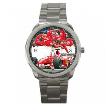 Schumacher/Ferrari Victory Stainless Steel Horloge - 1