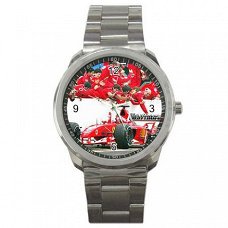 Schumacher/Ferrari Victory Stainless Steel Horloge