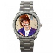 Justin Bieber Stainless Steel Horloge