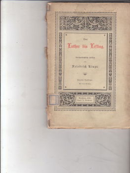 Von Luther bis Lessing, Friedrich Kluge - 1