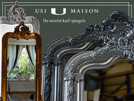 Top Aanbieding! Van barok tot moderne spiegels, bij Usi Maison vindt u ze allemaal! Gratis Levering! - 3