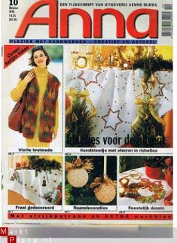 ANNA borduur-,brei en haak hanwerkblad oktober 1998 cado - 1