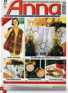 ANNA borduur-,brei en haak hanwerkblad oktober 1998  cado