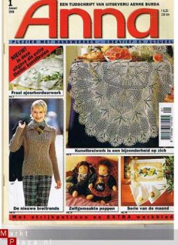 ANNA borduur-brei en haakhandwerkblad januari 1998 Cado - 1