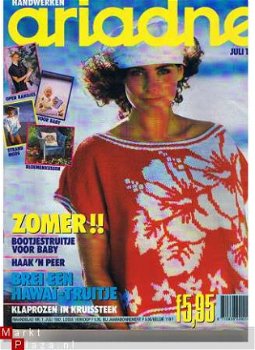 ARIADNE Borduur-,brei-handwerkblad juli 1987 Cado - 1