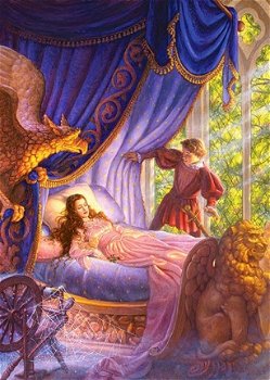 Masterpieces - Storybook Sleeping Beauty - 1000 Stukjes Nieuw - 1