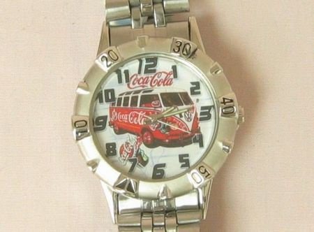 Stainless Steel Coca Cola Horloge (4) - 1
