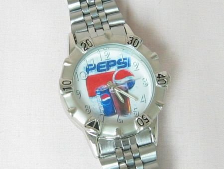 Stainless Steel Pepsi Cola Horloge (2) - 1