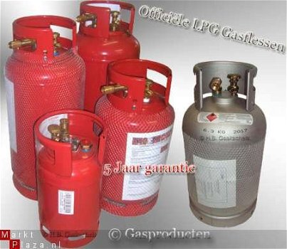 Alugas Aluminium LPG Gasfles 27L slechts 6kg met certificaat - 5