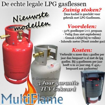 Alugas Aluminium LPG Gasfles 27L slechts 6kg met certificaat - Afbeelding 8
