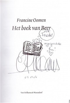 HET BOEK VAN BEER - Francine Oomen - GESIGNEERD - 2