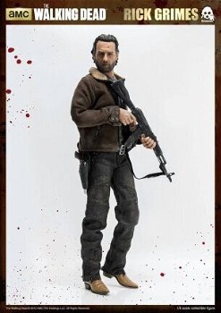 HOT DEAL The Walking Dead Action Figure Rick Grimes ThreeZero - 1