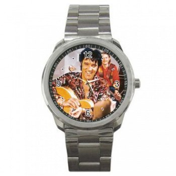 Elvis Presley Studio Session Stainless Steel Horloge - 1