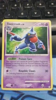 Toxicroak 36/123 rare DP Mysterious Treasures - 1