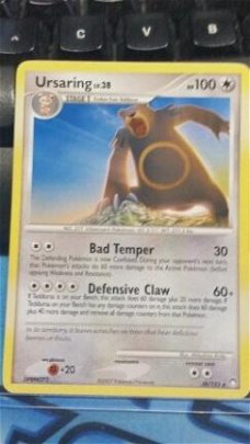 Ursaring  38/123 rare DP Mysterious Treasures