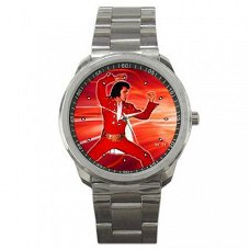 Elvis Presley "Red Hot" Stainless Steel Horloge