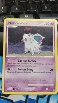 Nidoran F 91/123 DP Mysterious Treasures - 1