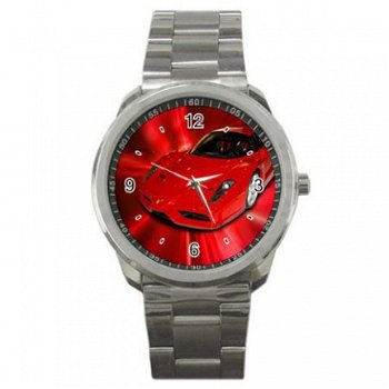 Ferrari Display Stainless Steel Horloge - 1