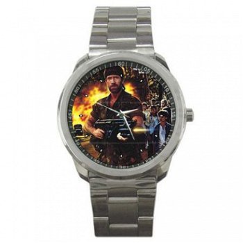 Chuck Norris/Missing In Action Stainless Steel Horloge - 1