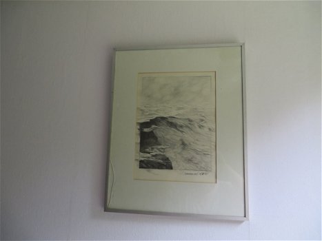 schilderij drowned man 1985 - 1