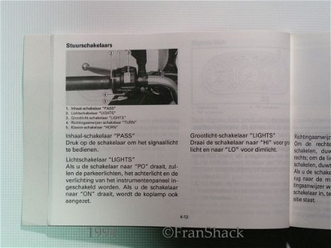 [1994] Yamaha XJ900S, Handleiding, Yahama Motor co., Ltd. - 3
