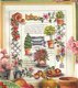 borduurpatroon 3876 wandkleed met klassieke tuinmotieven - 1 - Thumbnail