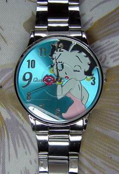 Betty Boop Stainless Steel Horloge (5) - 1