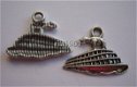 bedeltje/charm vervoer : cruise schip - 21x16 mm - 1 - Thumbnail