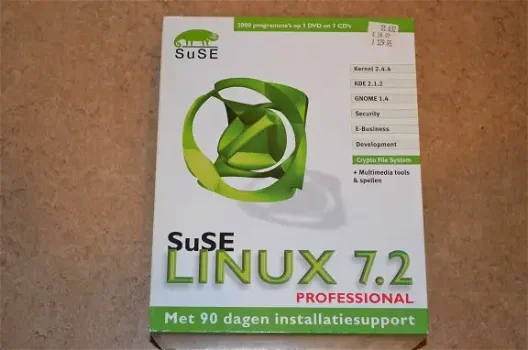 SuSE Linux 7.2 in doos - 1