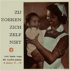 Zij Zoeken Zich Zelf Niet  -NCRV Benefiet LP uit 1960 - Aktie 4 maal Z...N - Vinyl LP 25 cm  MONO