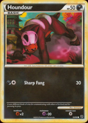 HOUNDOUR (SHARP FANG) 53/90 Common HS Undaunted - nr. 1