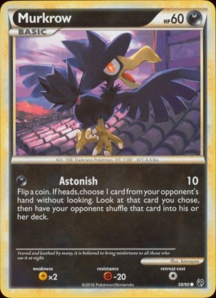 MURKROW 58/90 (ASTONISH) Common HS Undaunted - nr. 1